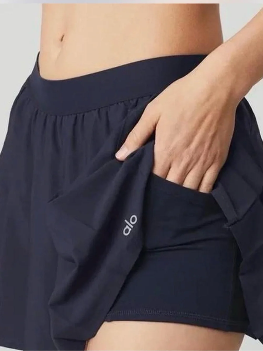 Varsity Tennis Skirt Blue Navy